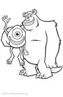 Monster En Co kleurplaat 15